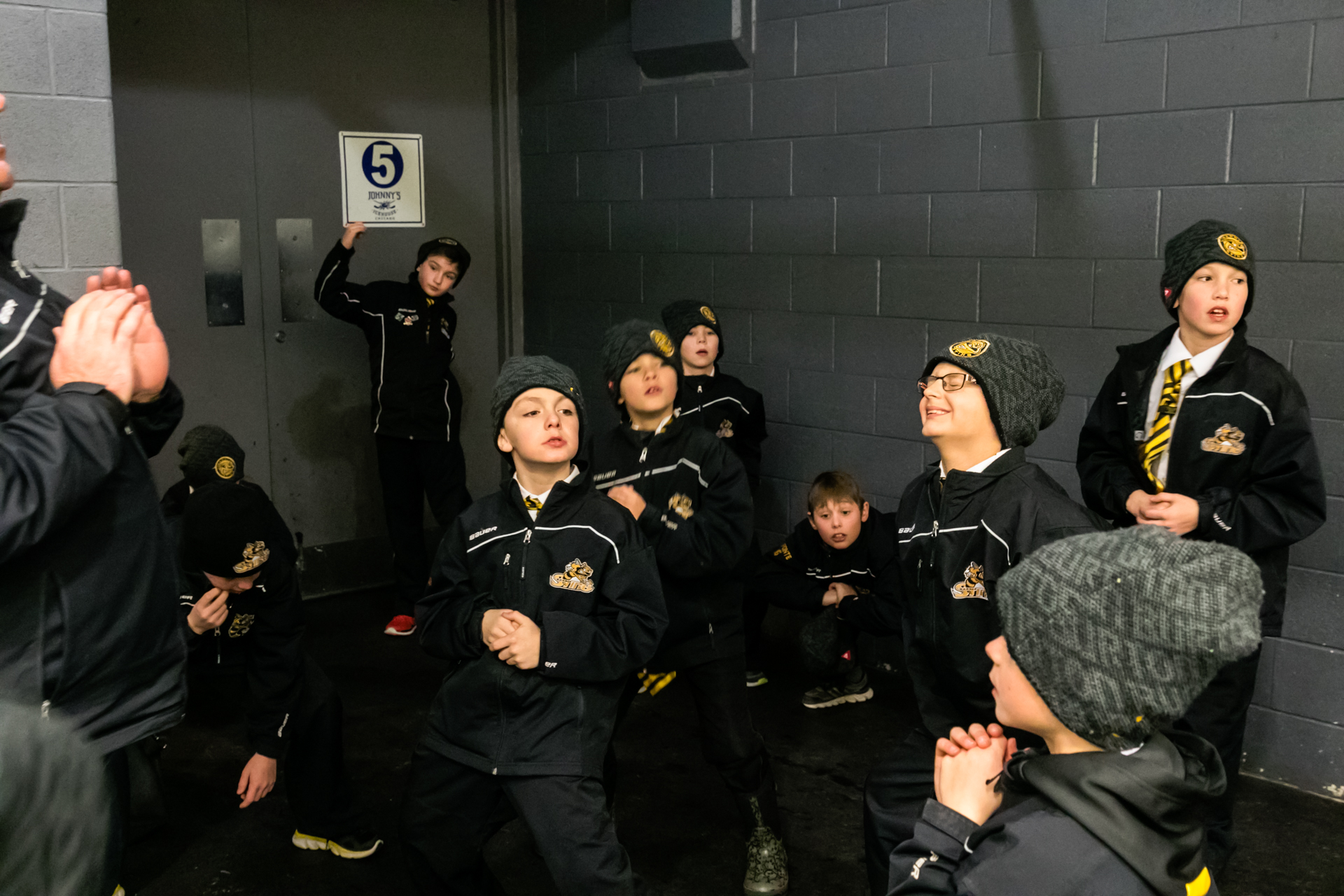 Pre-game warm up