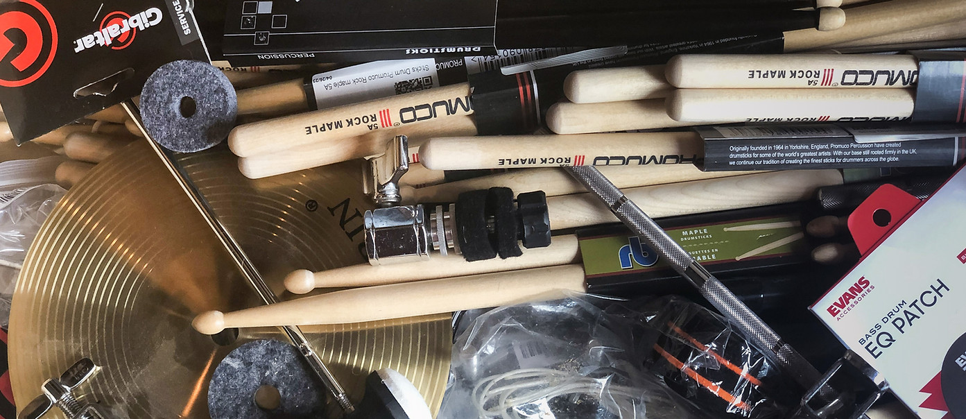 Spare Parts in our parts drawer at Cochrane Drum Tutor