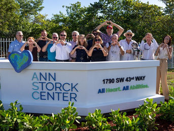 Ann Storck Center Unveils New Monument Sign at Its Fort Lauderdale Campus