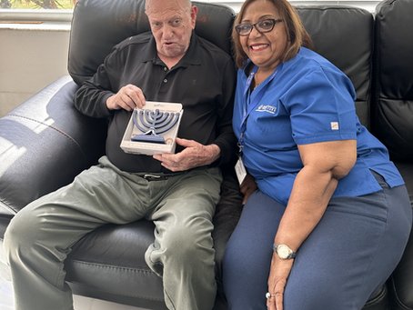 'Jewish Family Home Care' Honors Holocaust Survivors with Heartwarming Hanukkah Celebrations