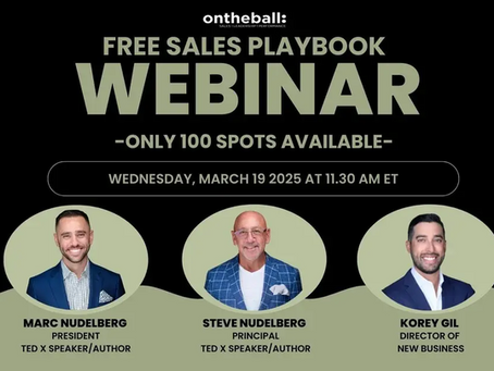 On the Ball Free Sales Playbook Webinar