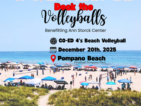 Ann Storck Center to Host Deck the Volleyballs Tournament on Dec. 20