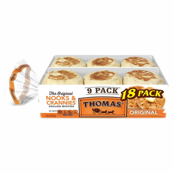Thomas’ Original Nooks & Crannies English Muffins 1.13 oz