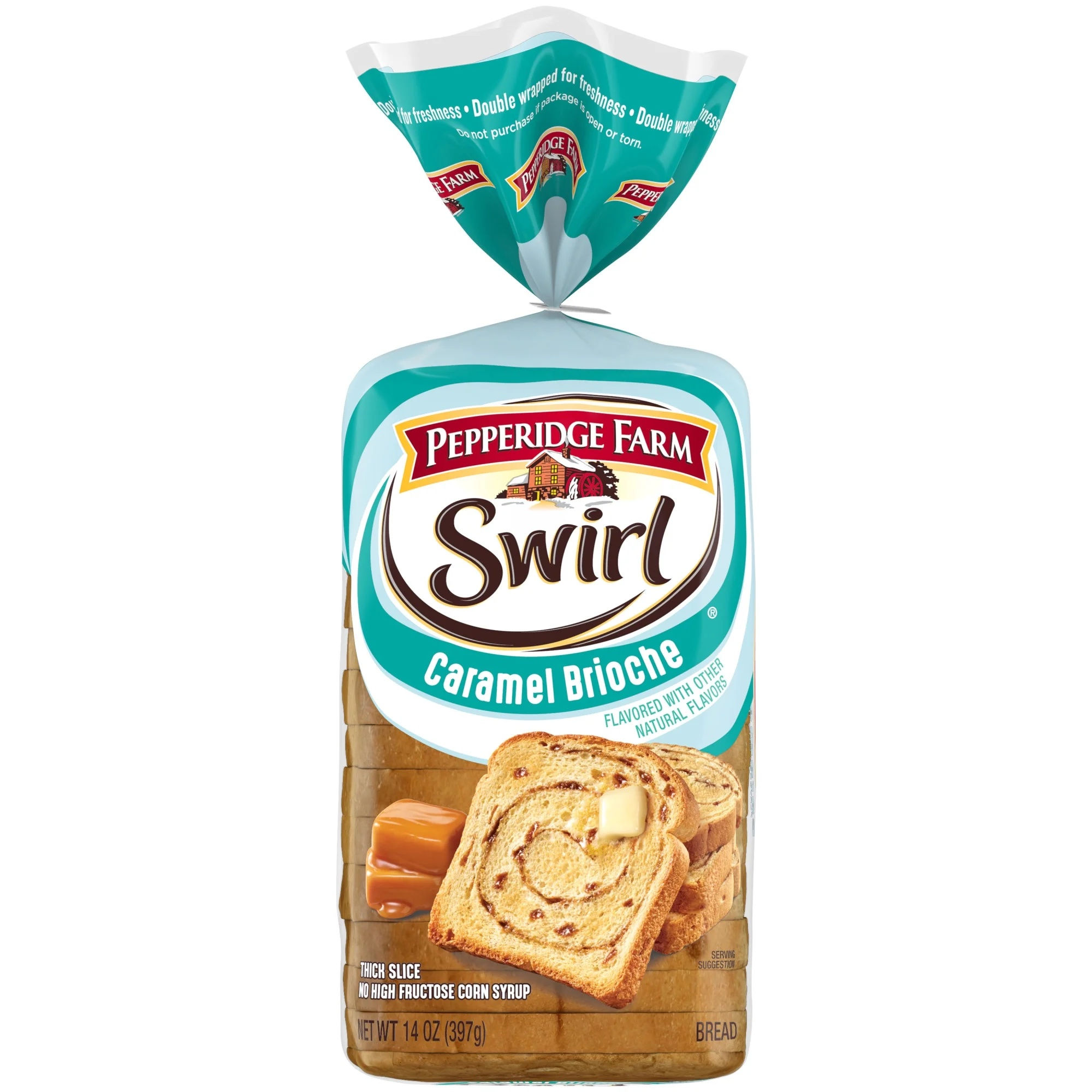 Pepperidge Farm Swirl Caramel Brioche Flavored Bread 0.88 oz