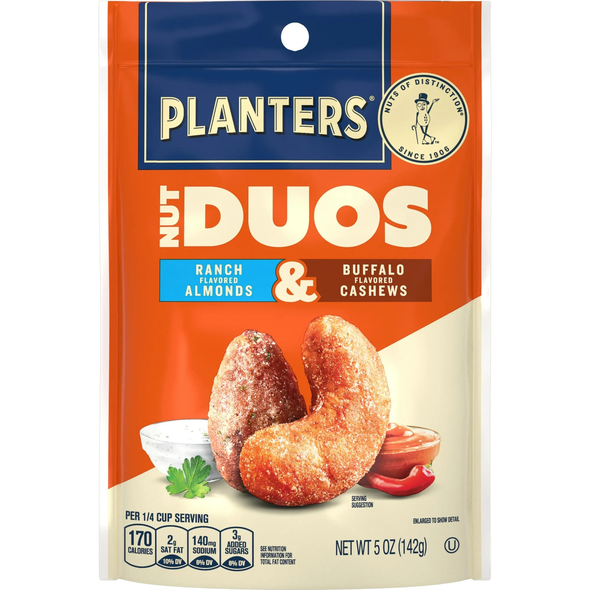 PLANTERS Nut Duos Buffalo Cashew & Ranch Almond 0.31 oz