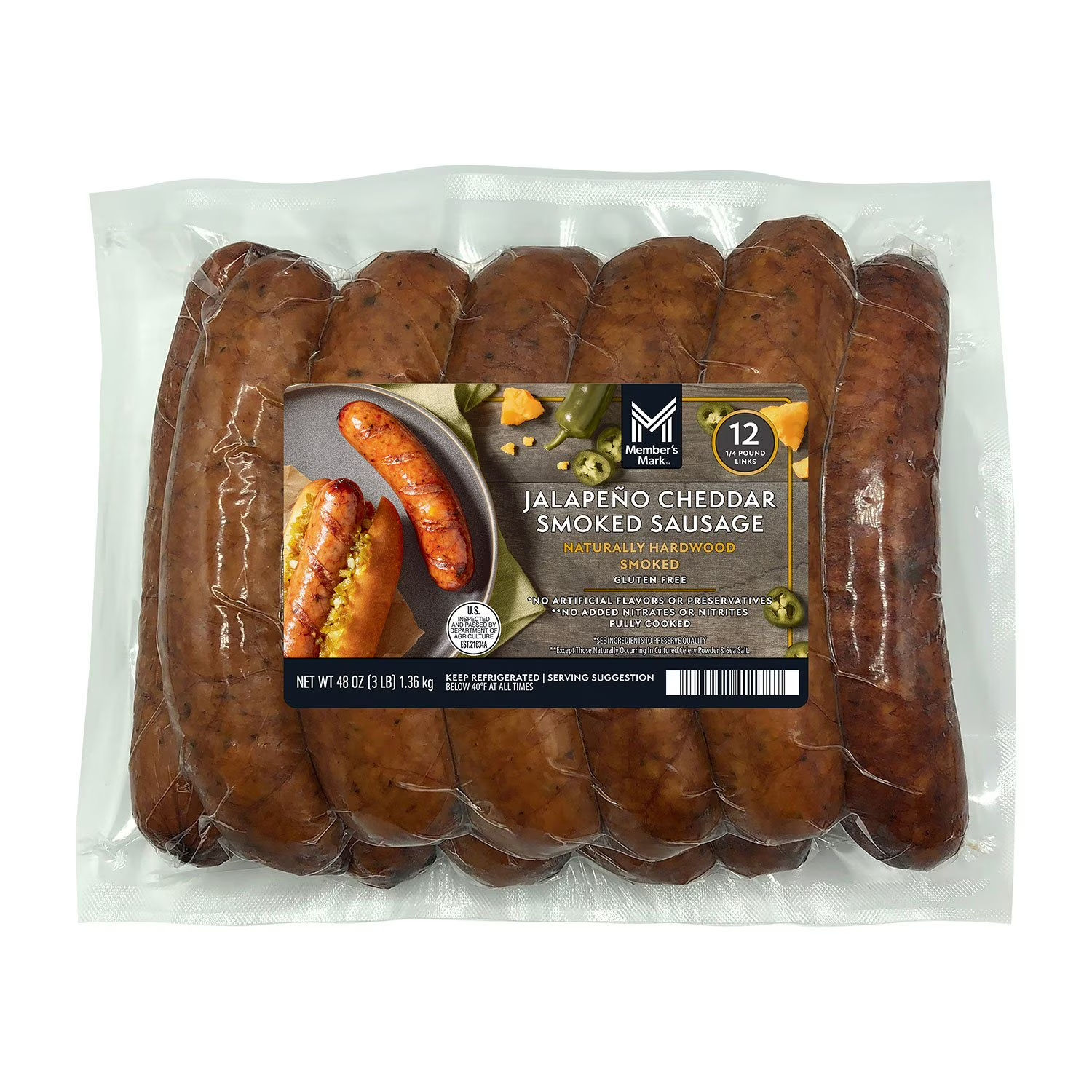Member's Mark Jalapeno Cheddar Sausage