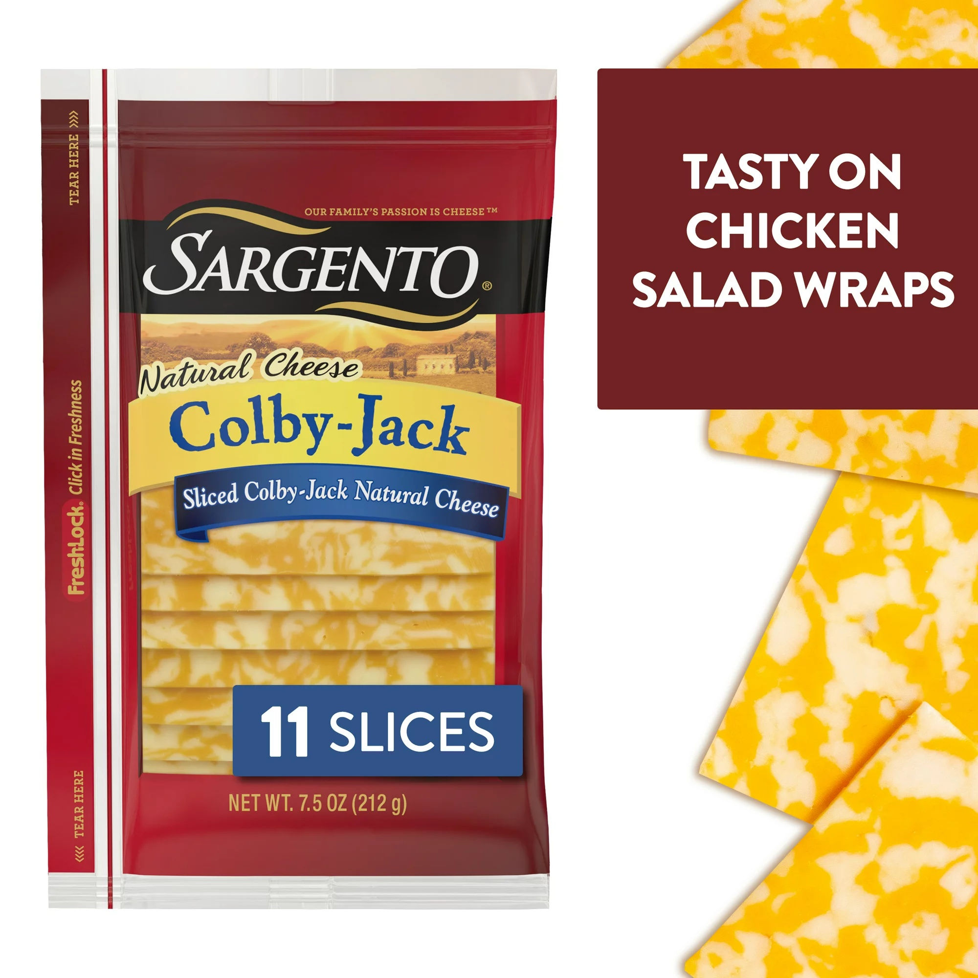 Sargento Sliced Colby-Jack Cheese 0.50 oz
