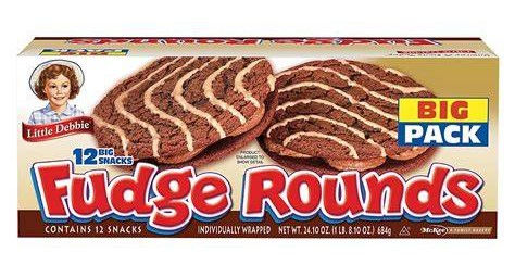 Little Debbie Fudge Rounds (12 Pack) - 24.1 oz