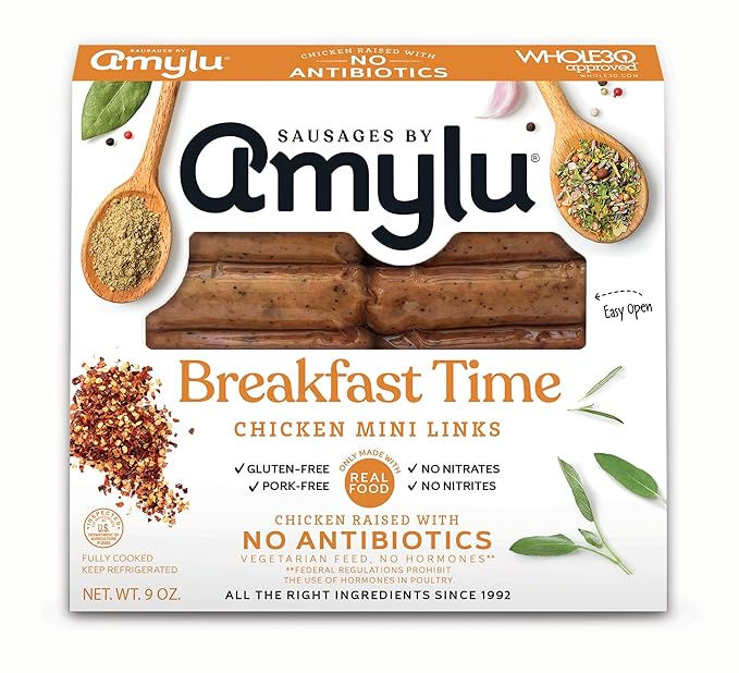 Amylu Chicken Sausage Breakfast Time 0.56 oz