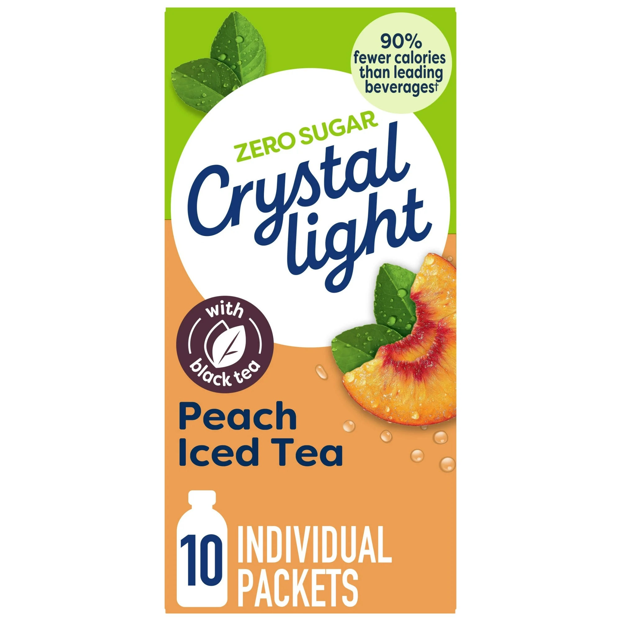 Crystal Light Peach Iced Tea Sugar Free Drink Mix 0.19 oz
