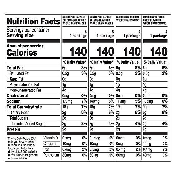 Thumbnail: SunChips Whole Grain Snacks Variety Pack - 18 oz