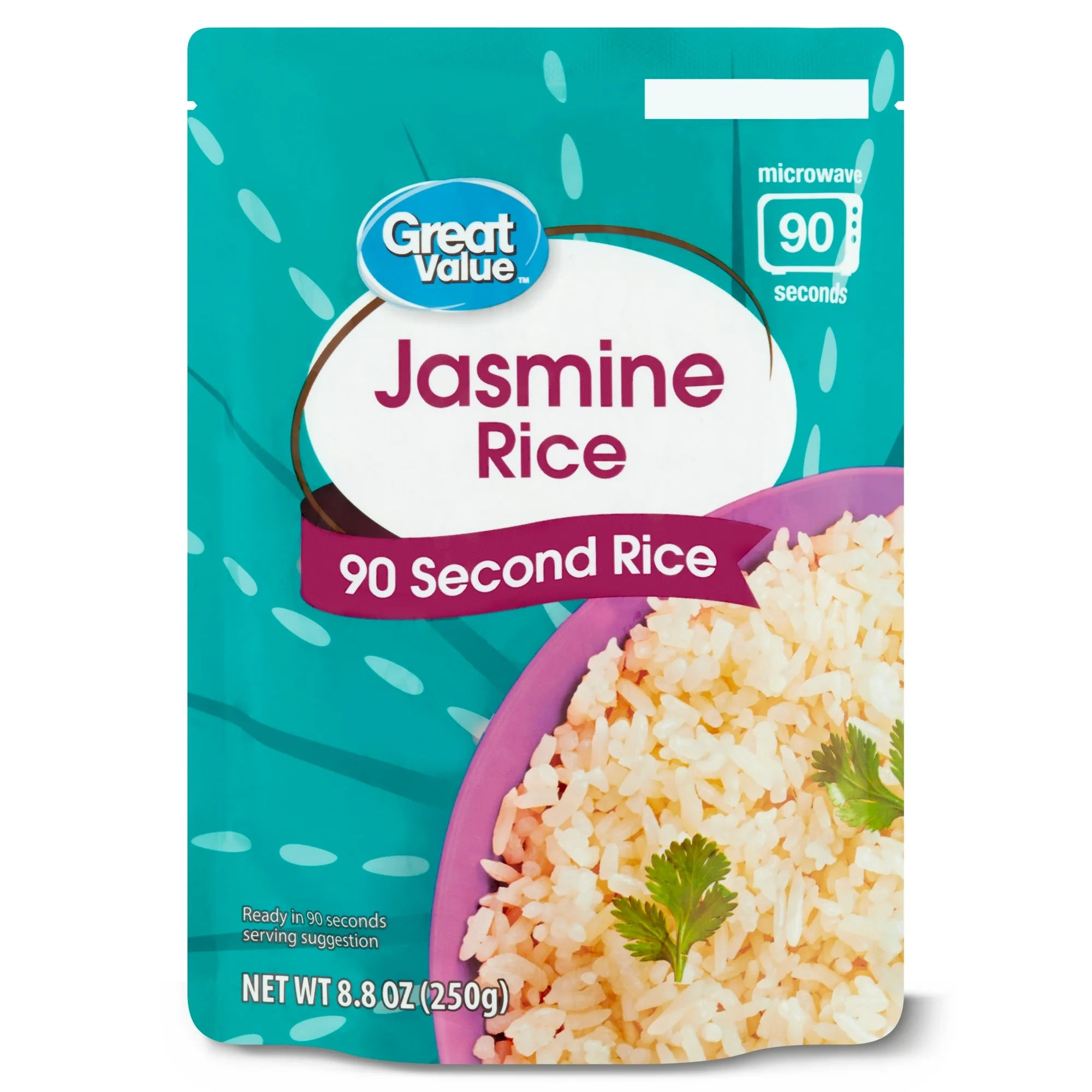 Great Value Jasmine Rice 90 Second Pouch 0.55 oz