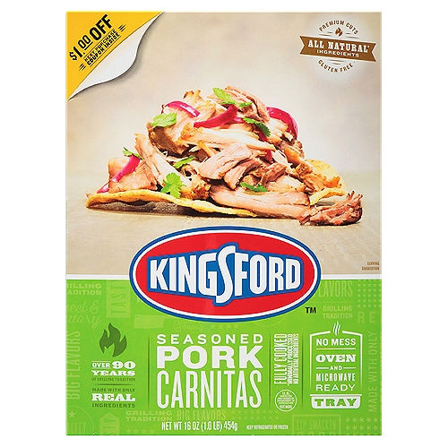 Kingsford Seasoned Pork Carnitas 1 oz