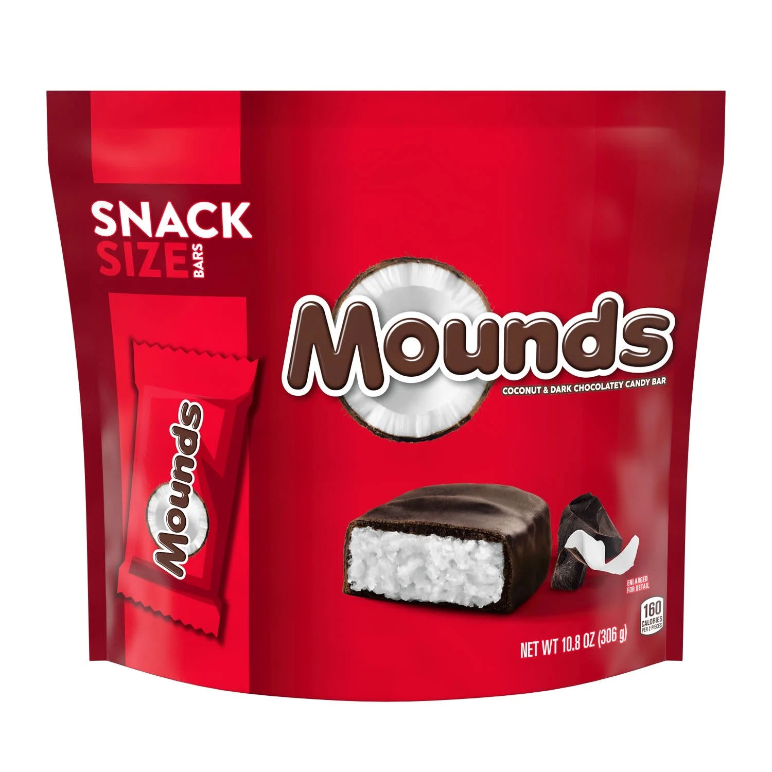 Mounds Coconut and Dark Chocolate Snack Size Candy 0.68 oz