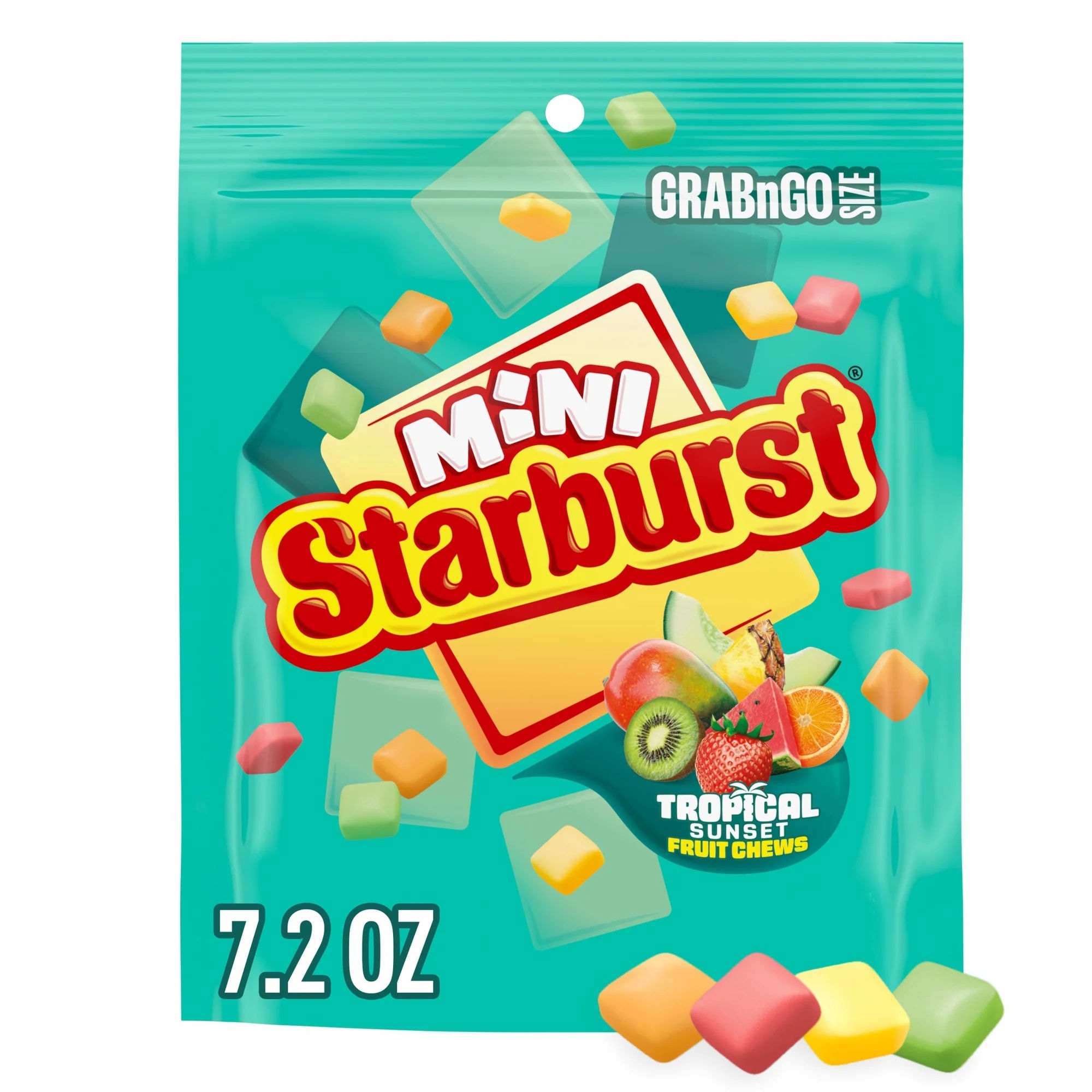 Starburst Minis Tropical Sunset Unwrapped Fruit Chews 0.45 oz