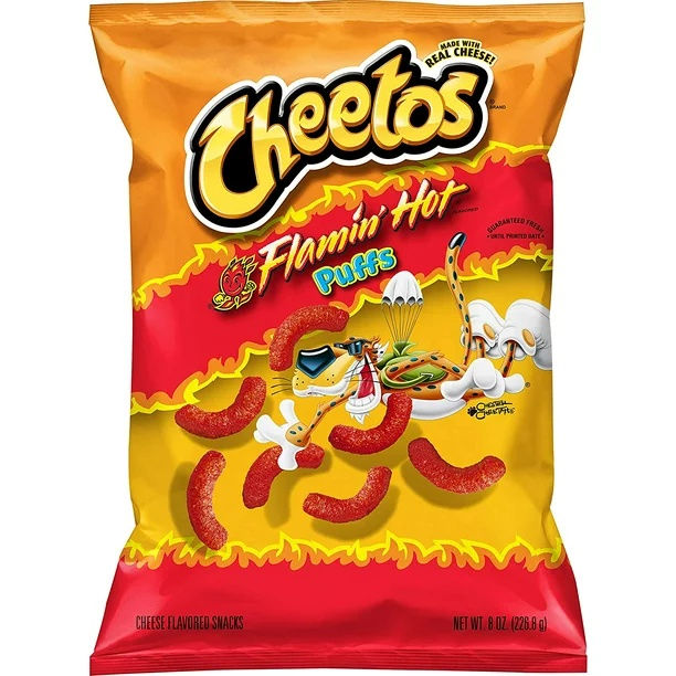 Cheetos Puffs Flamin’ Hot Cheese Snacks - 8 oz