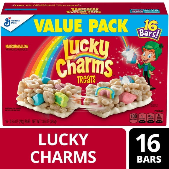 Thumbnail: Lucky Charms Breakfast Cereal Treat Bars Value Pack - 17 oz