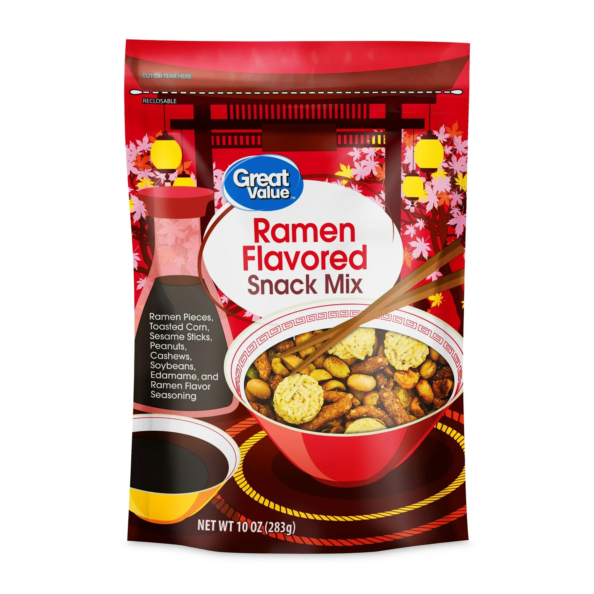 Great Value Ramen Flavored Snack Mix 0.63 oz