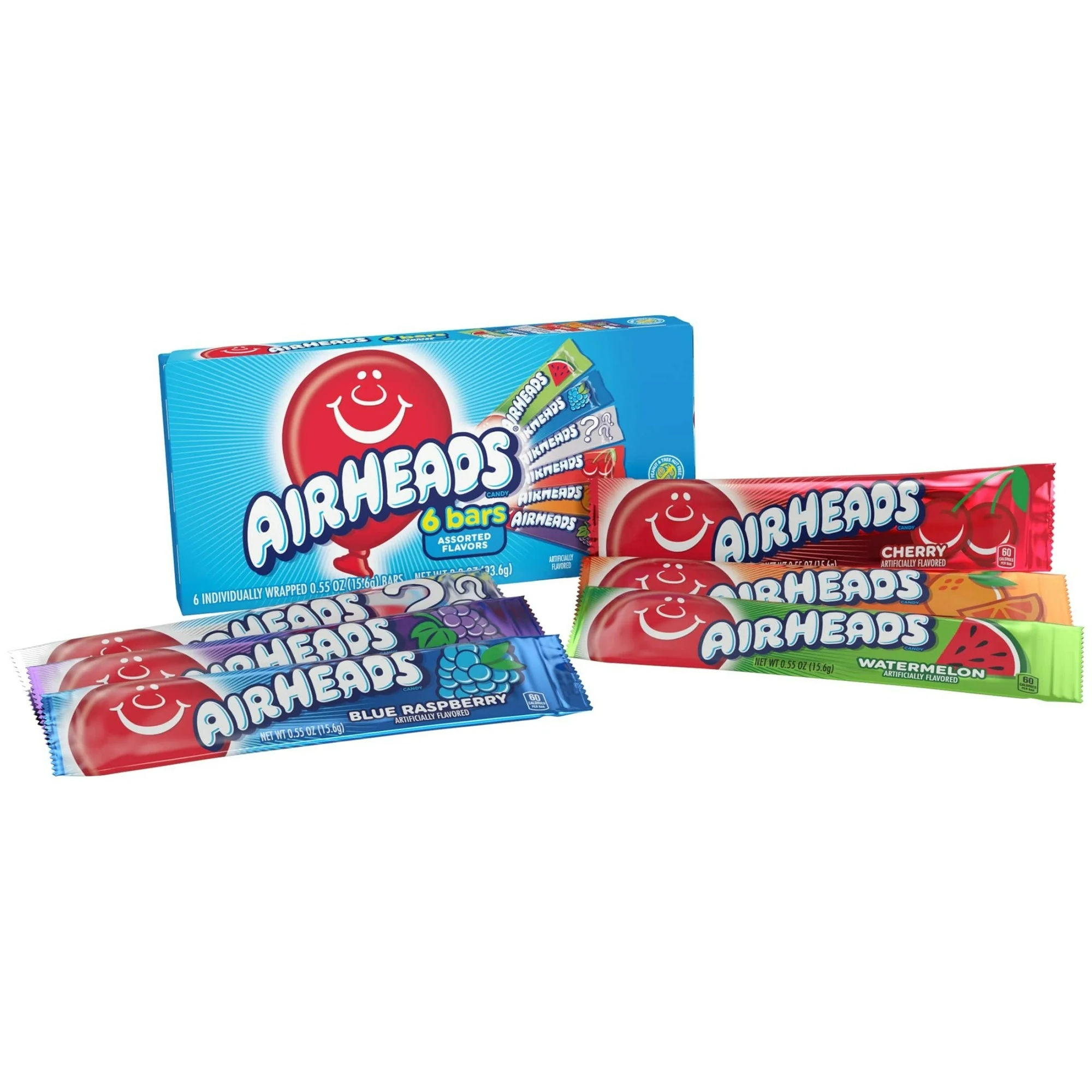 Airheads Peanut-Free Full-Size Chewy Candy Bars