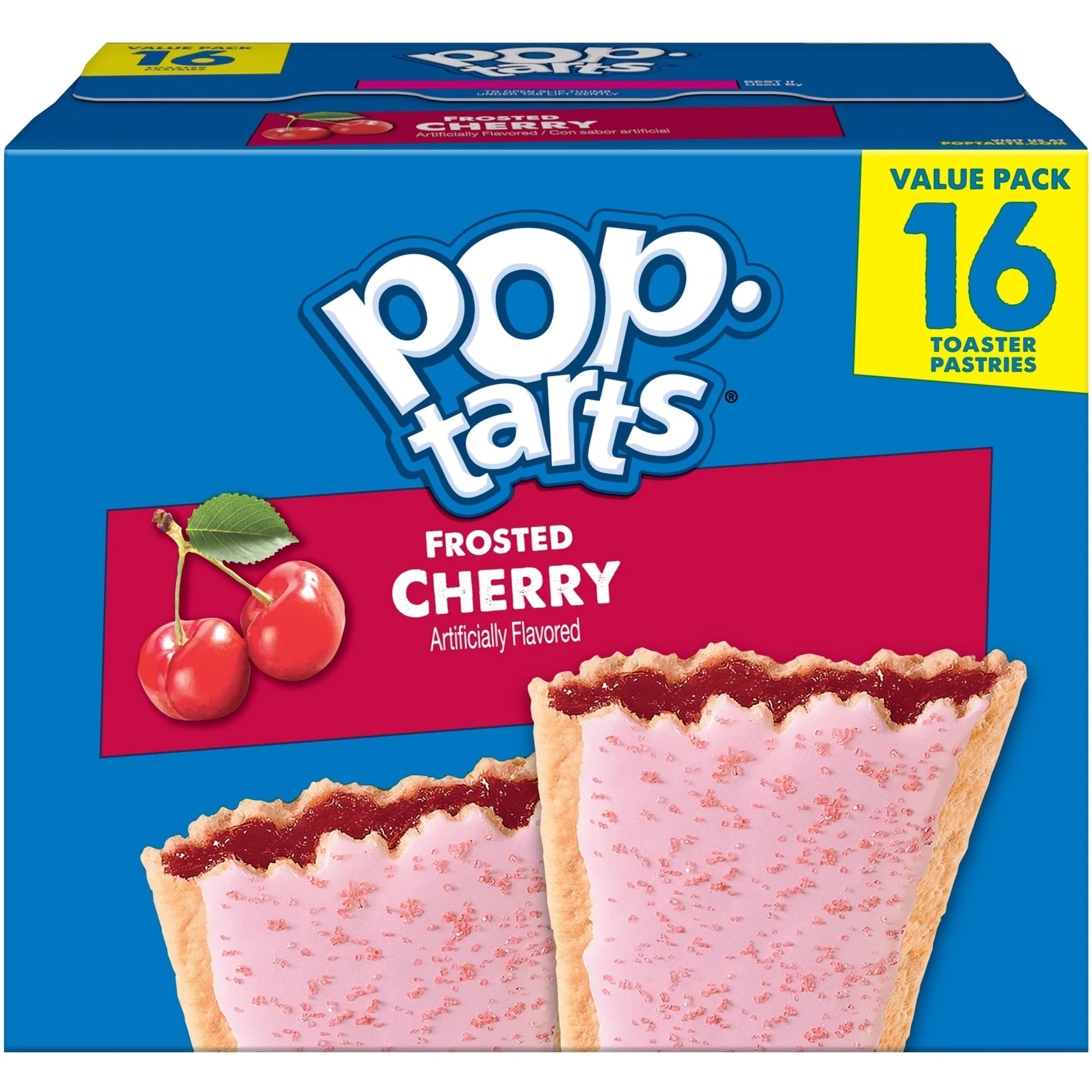 Pop-Tarts Frosted Cherry 16 Count 1.69 oz