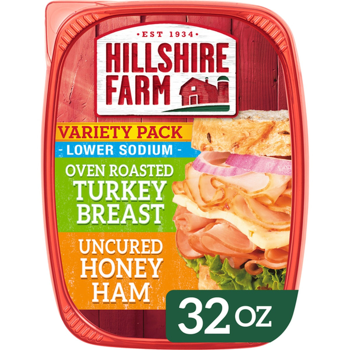 Hillshire Farm Lower Sodium Turkey & Honey Ham Variety Pack 2 oz