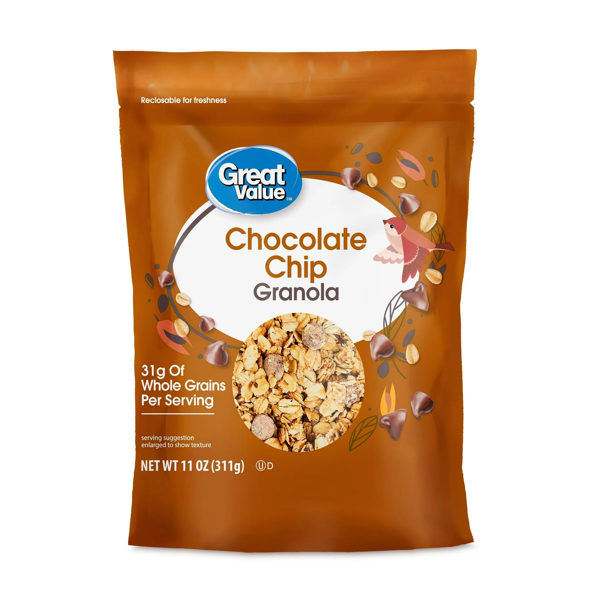 Great Value Chocolate Chip Granola 0.69 oz