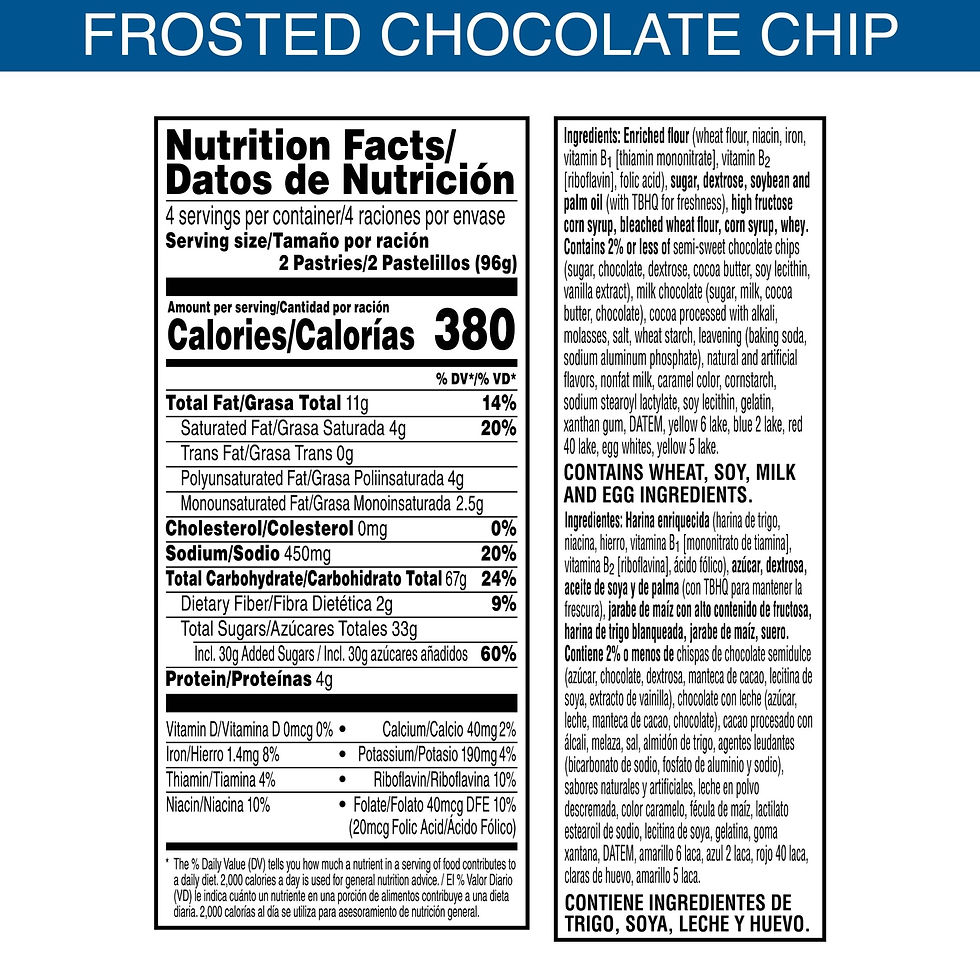 Thumbnail: Pop-Tarts Frosted Chocolate Chip Pastries - 13.54 oz