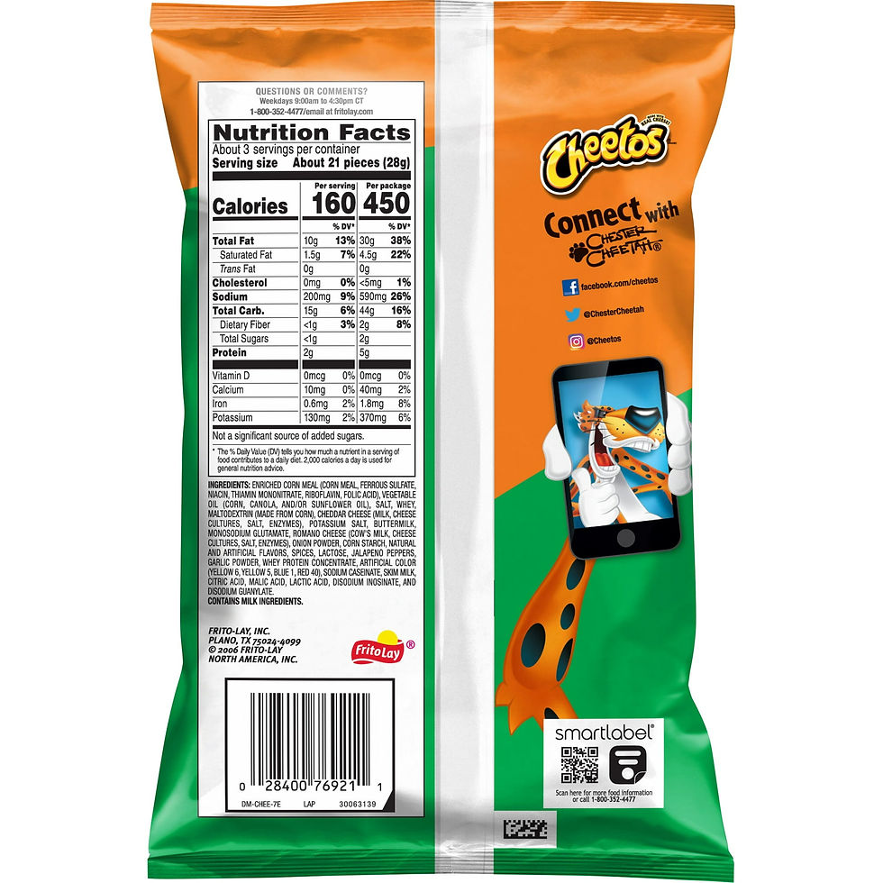 Thumbnail: Cheetos Crunchy Cheddar Jalapeno Cheese Puff Chips - 8.5 oz