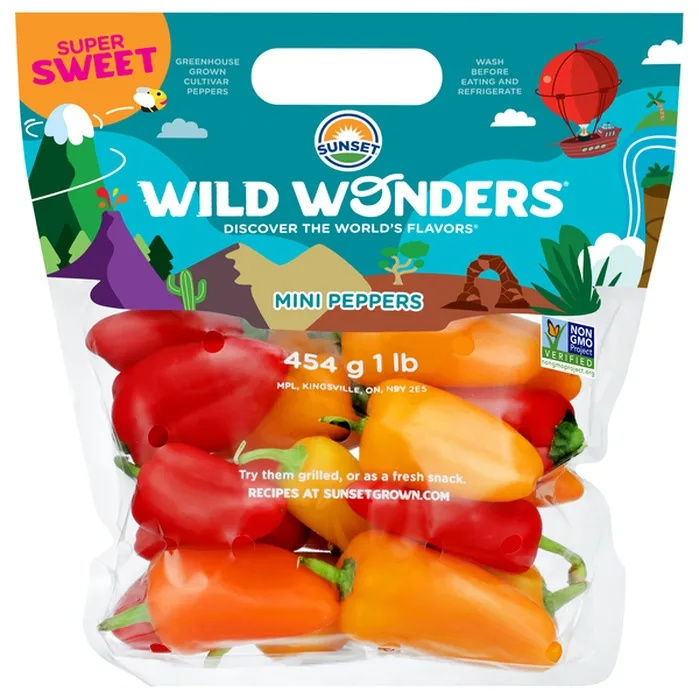 Mini Sweet Peppers 1 oz