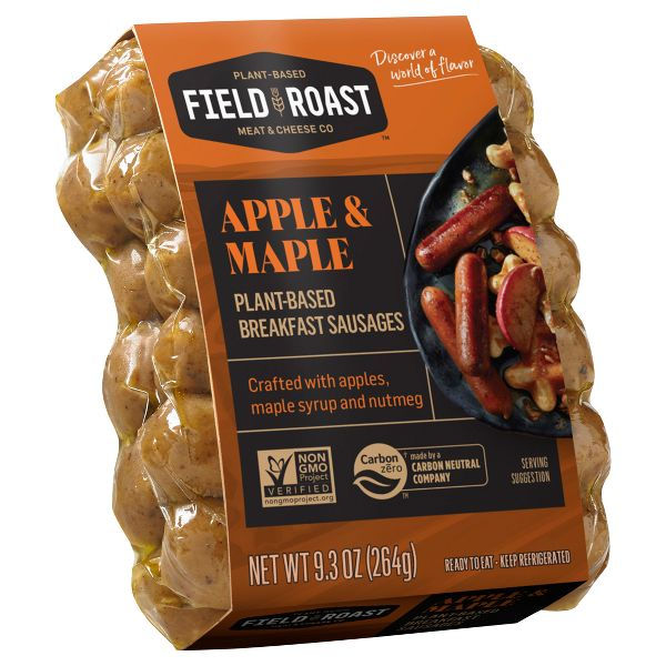 Thumbnail: Field Roast Apple & Maple Breakfast Sausage - 9.31 oz