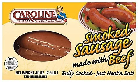 Caroline Smoked Beef Sausage 2.50 oz