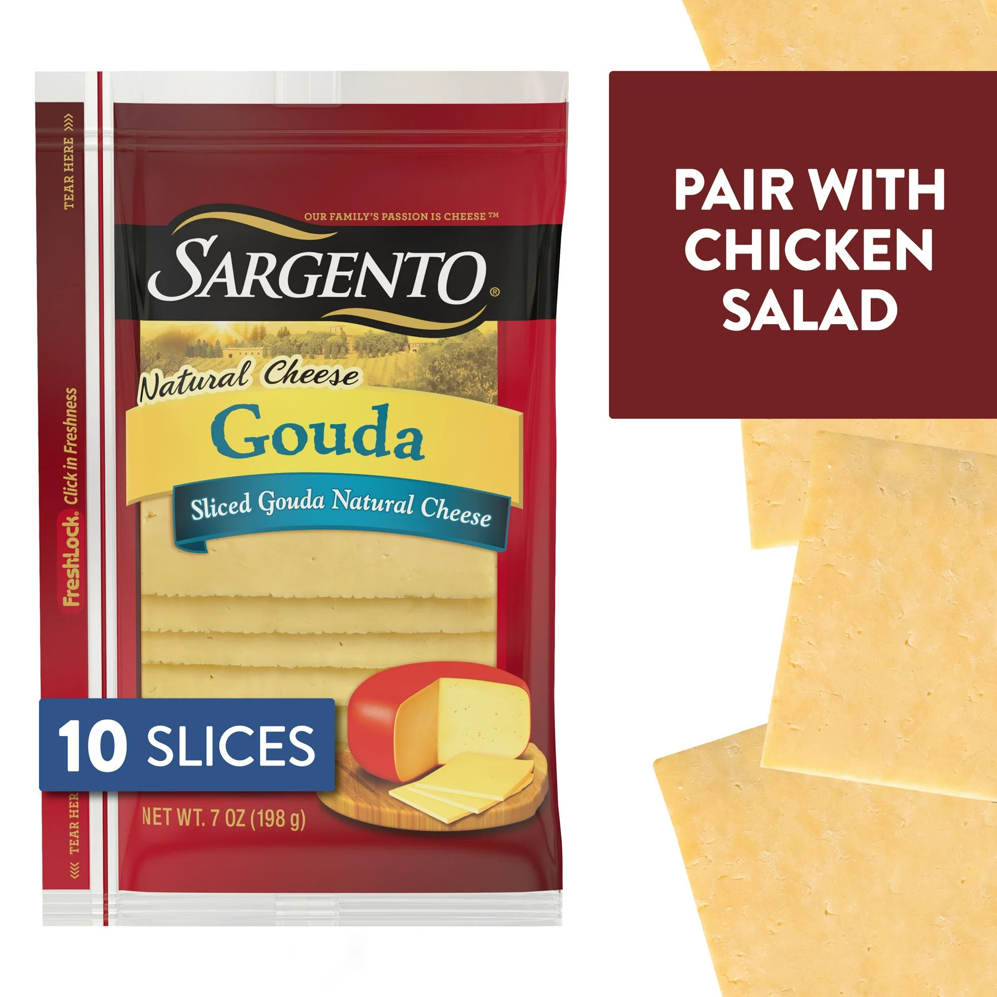 Sargento Sliced Gouda Cheese 0.44 oz