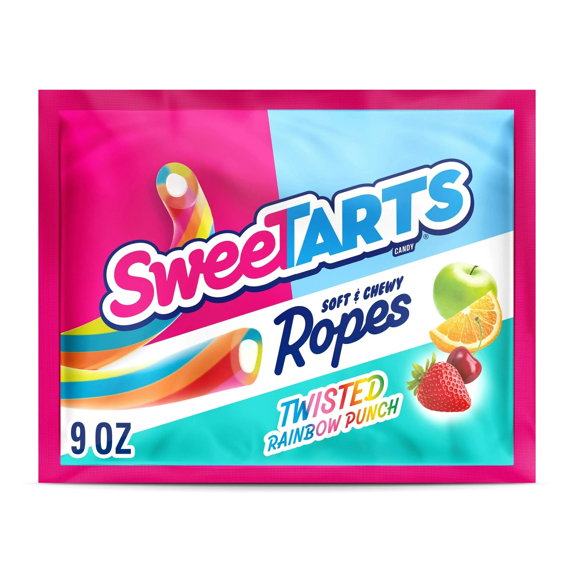 SweeTARTS Ropes Twisted Rainbow Punch Candy 0.56 oz