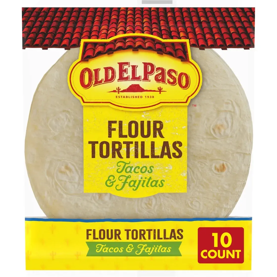 Old El Paso Soft Taco & Fajita Flour Tortillas, 10 ct, 8.2 oz