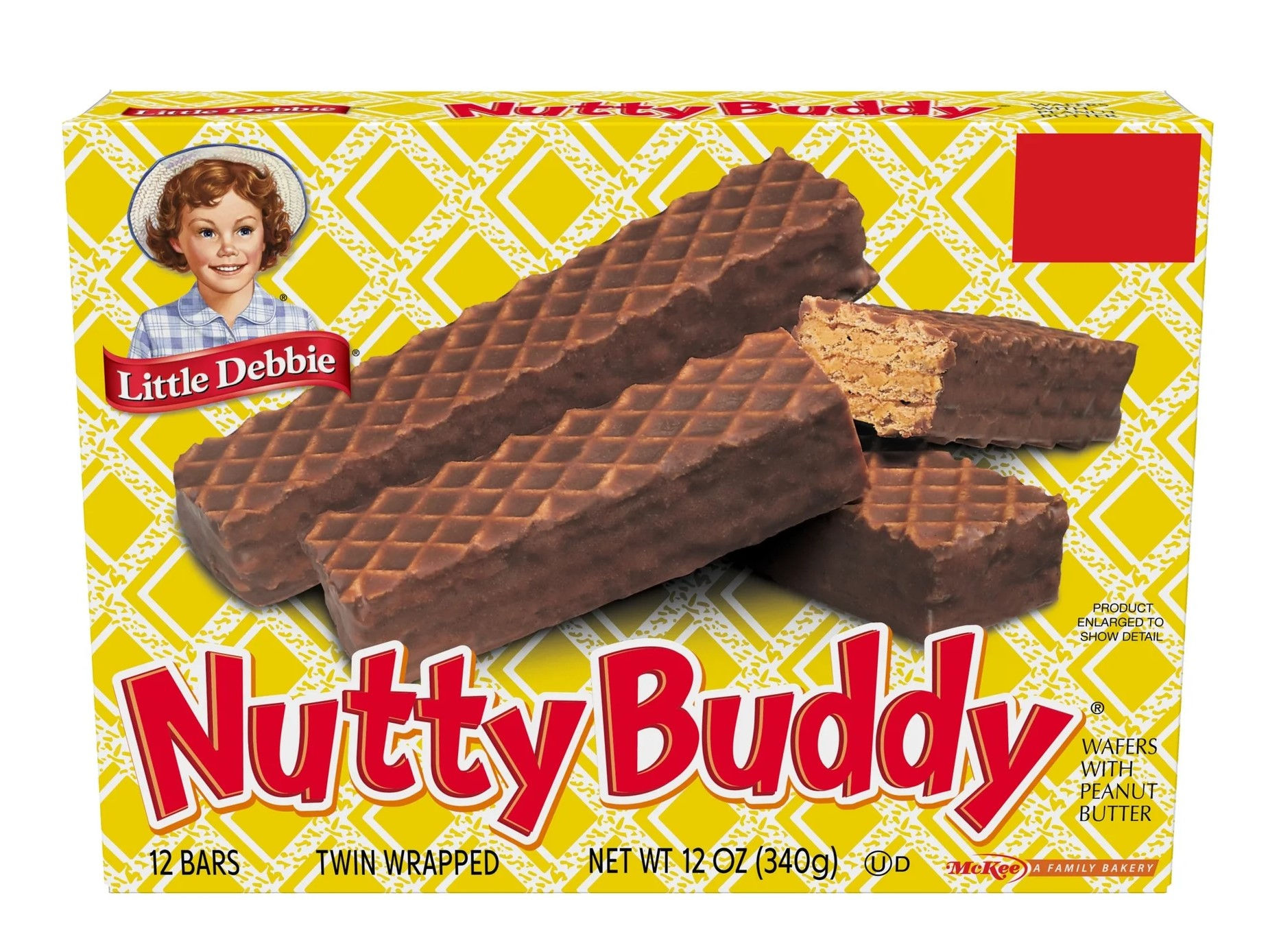 Little Debbie Nutty Buddy Wafer Bar - 12 oz