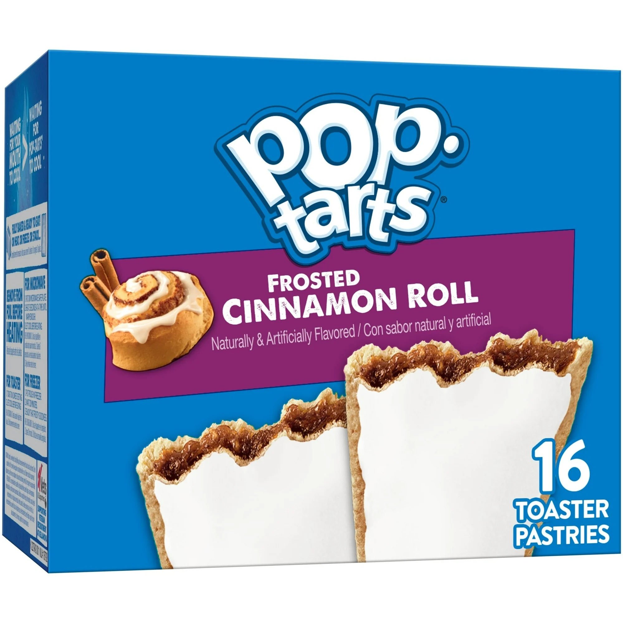 Pop-Tarts Frosted Cinnamon Roll 16 Count 1.69 oz
