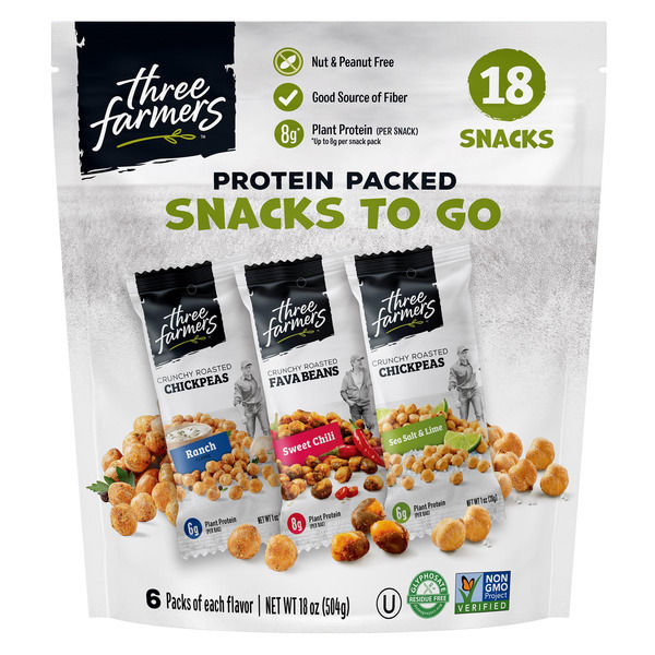 Three Farmers Snacks to Go Variety 1.13 oz