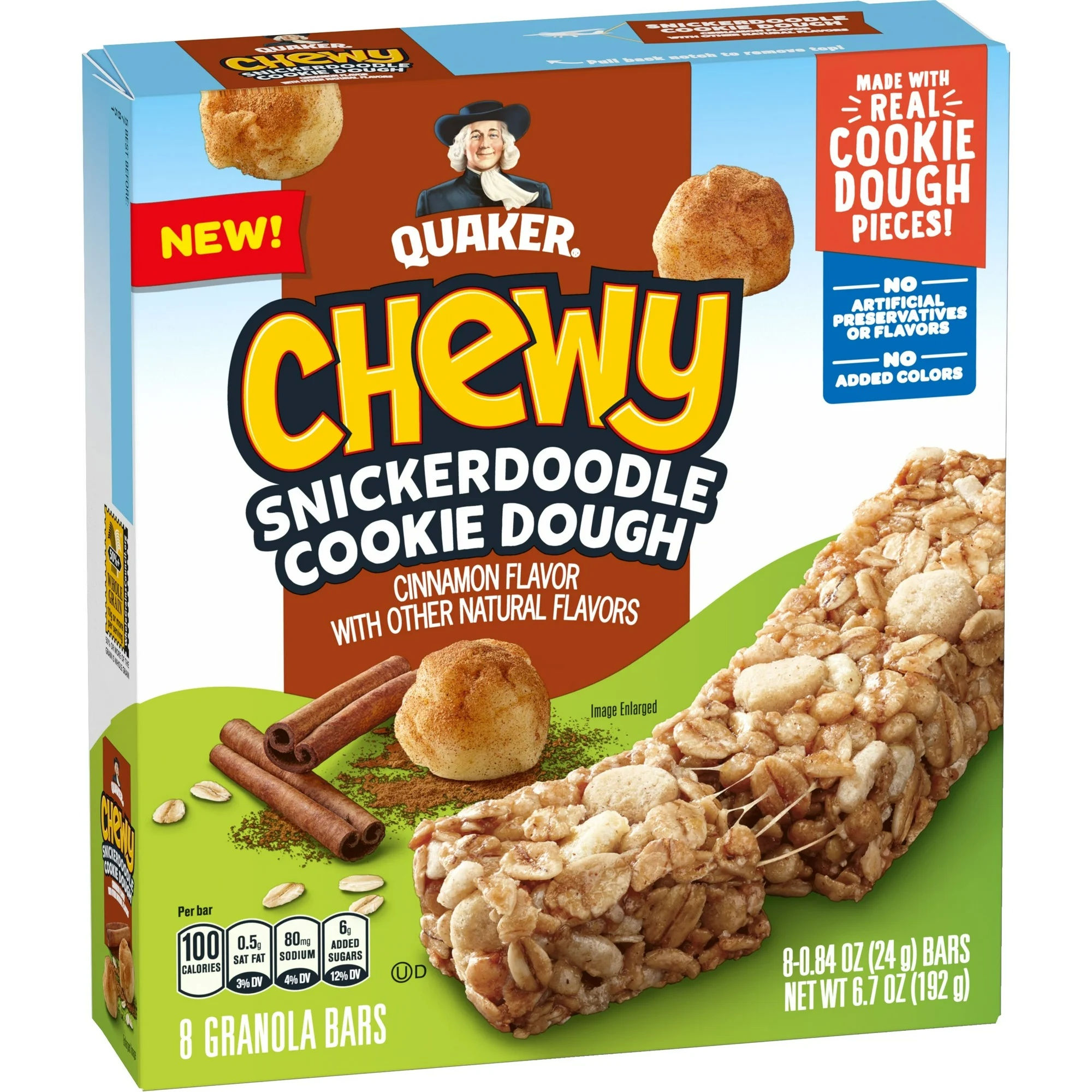 Quaker Chewy Granola Bars Snickerdoodle 0.42 oz