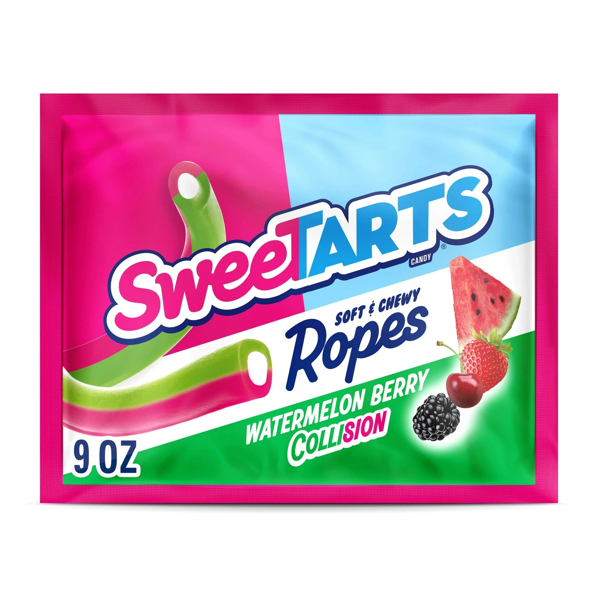 SweeTARTS Ropes Watermelon Berry Collision Candy 0.56 oz