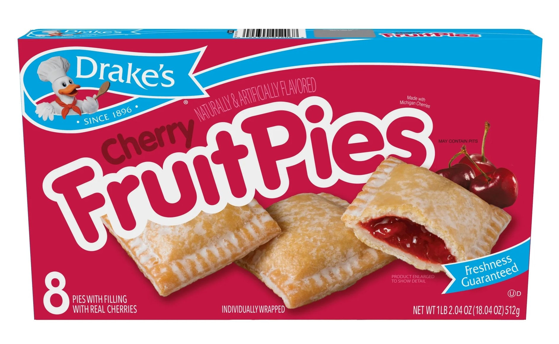Drake’s Cherry Fruit Pies - 18.04 oz