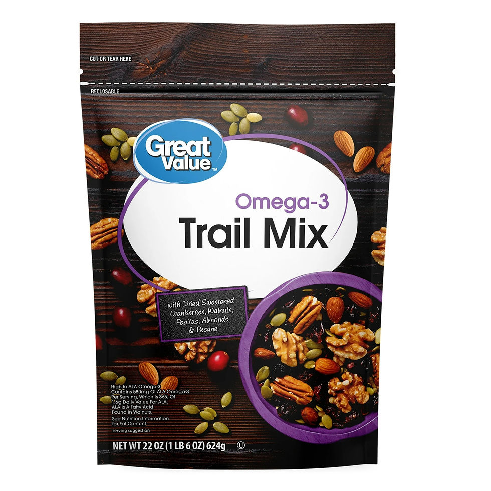 Thumbnail: Great Value Omega-3 Trail Mix - 1.5 oz