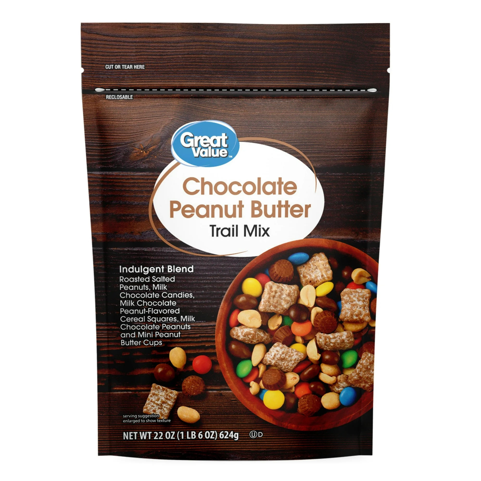 Great Value Chocolate Peanut Butter Trail Mix 1.38 oz