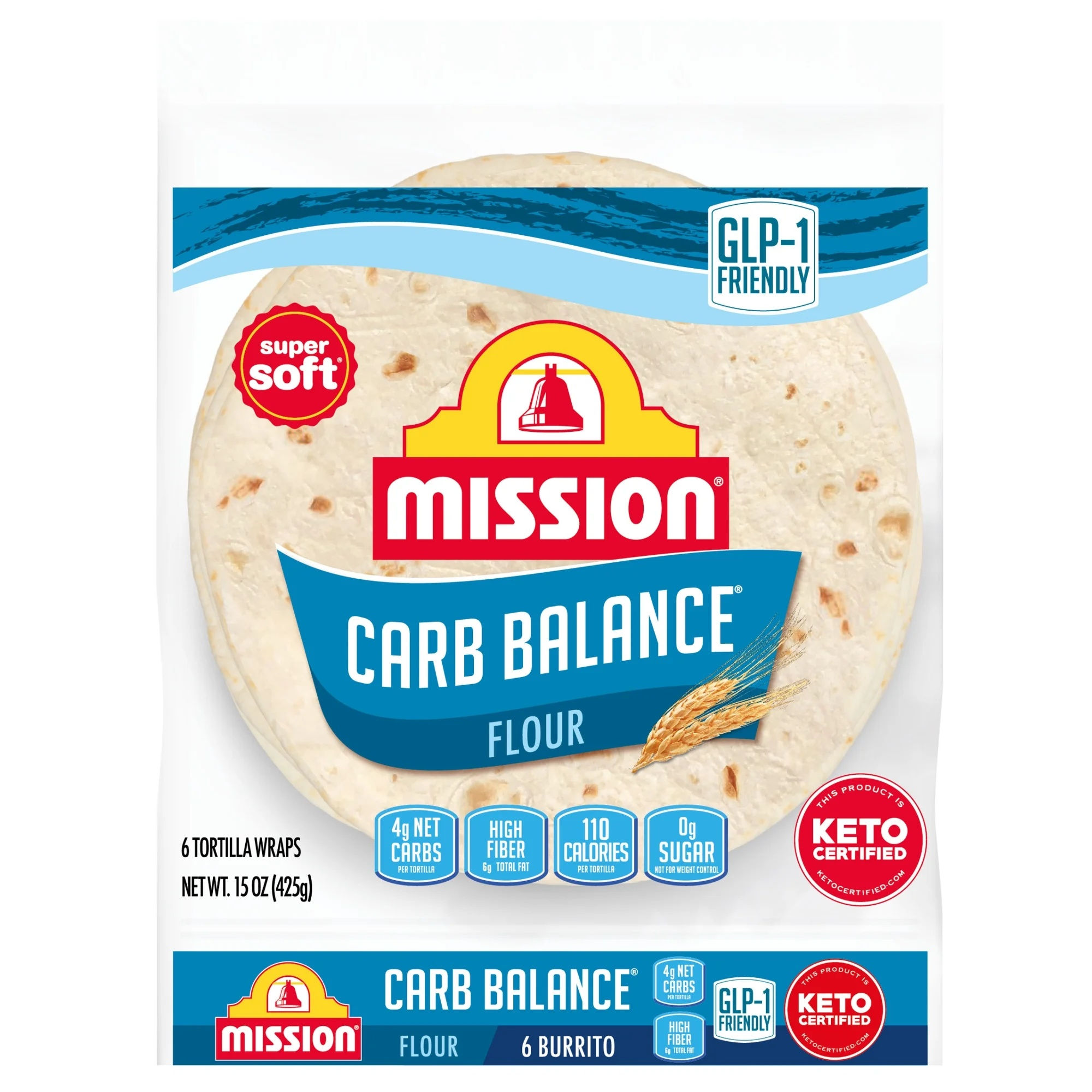 Mission Carb Balance Flour Tortillas Burrito Size