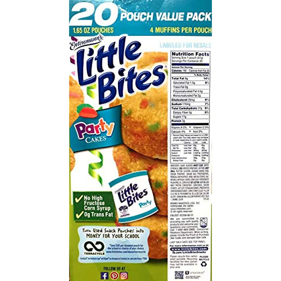 Thumbnail: Entenmann’s Little Bites Party Cake Muffins - 1.65 oz