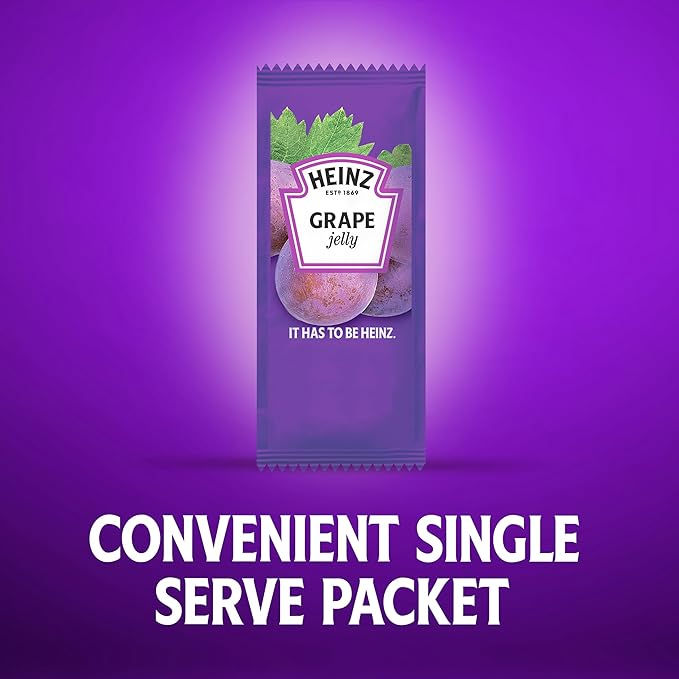 Heinz Grape Jelly Single Serve Packets 0.38 oz