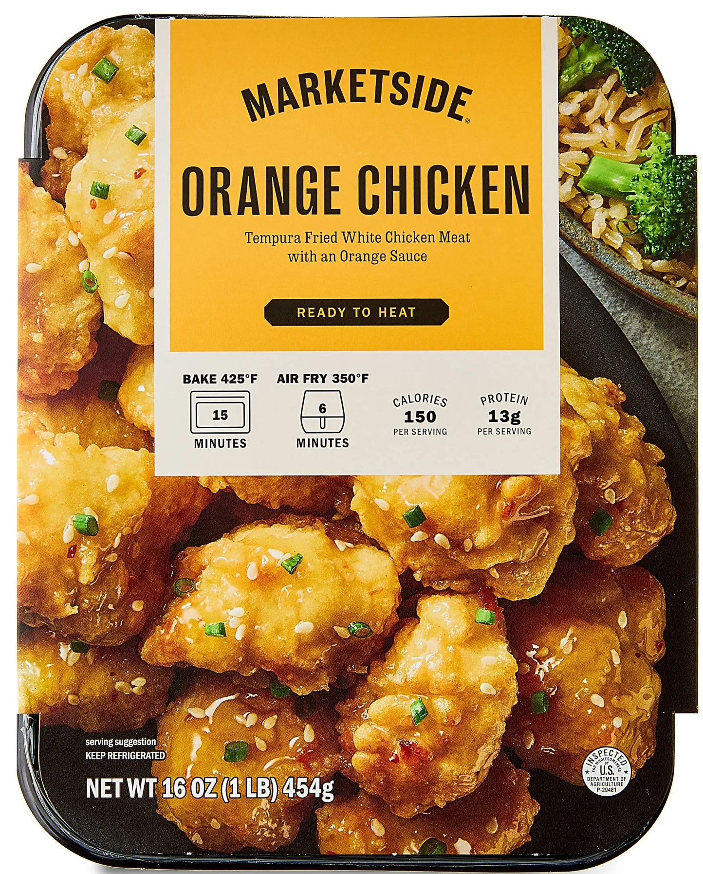 Marketside Ready to Heat Orange Chicken 1 oz