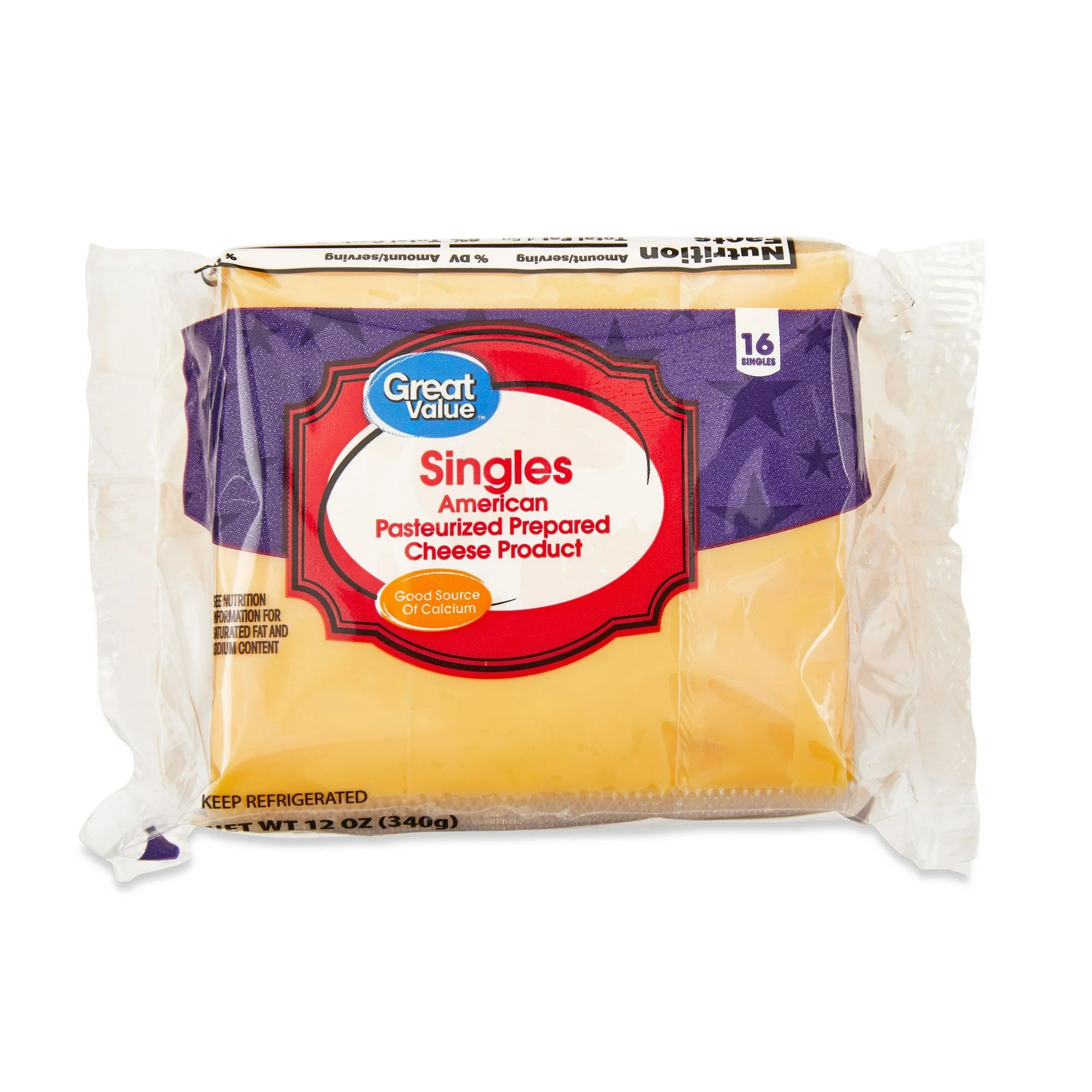 Great Value Singles American Cheese Product 0.75 oz