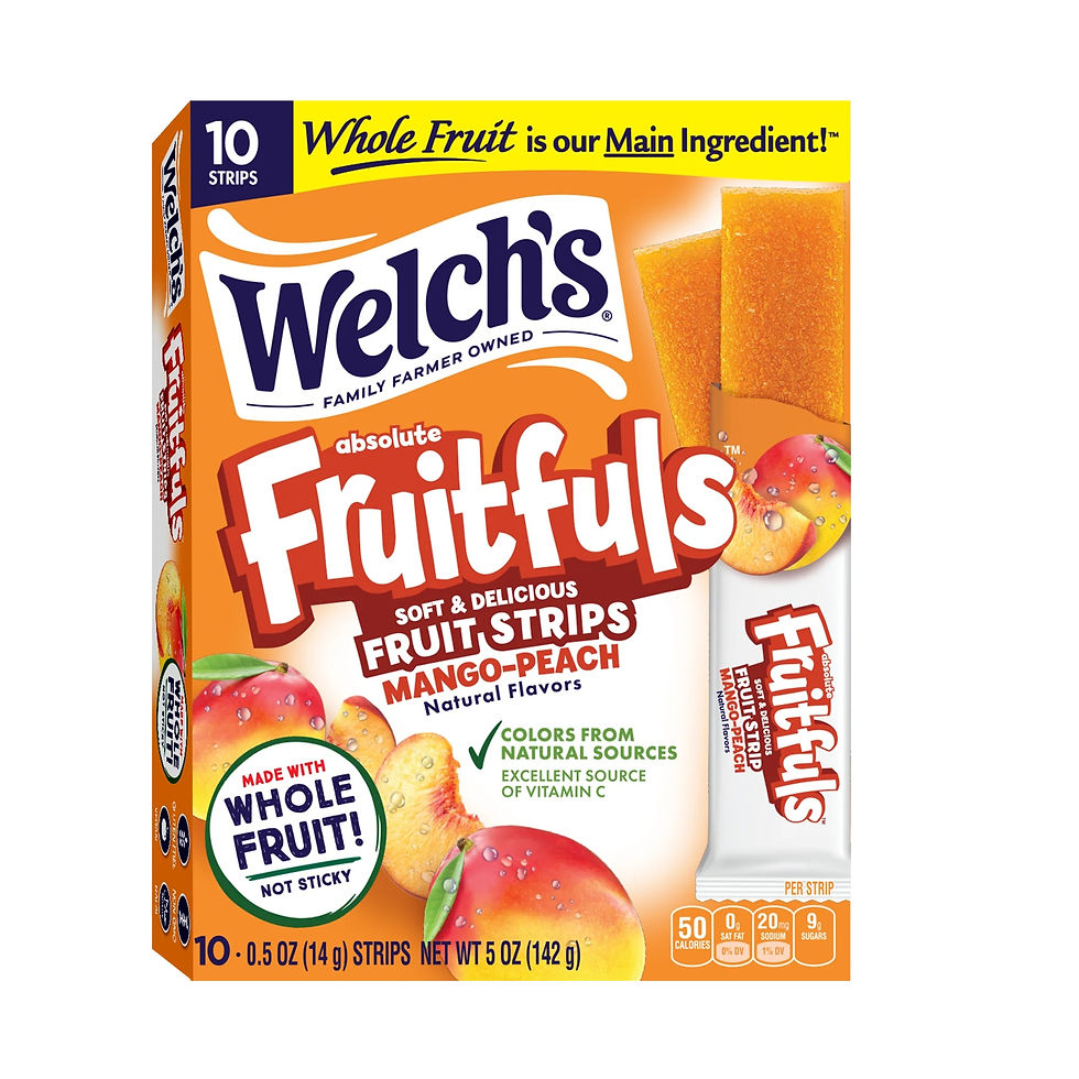 Thumbnail: Welch’s Fruitfuls Mango-Peach Soft Fruit Strips - 5 oz