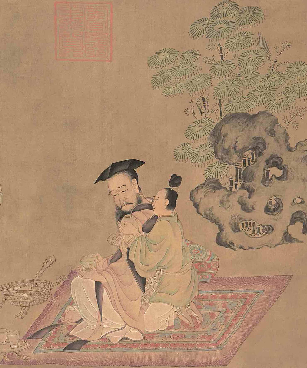 Thumbnail: Picture of Learned Men: Tang Dynasty Figures Painting Printable