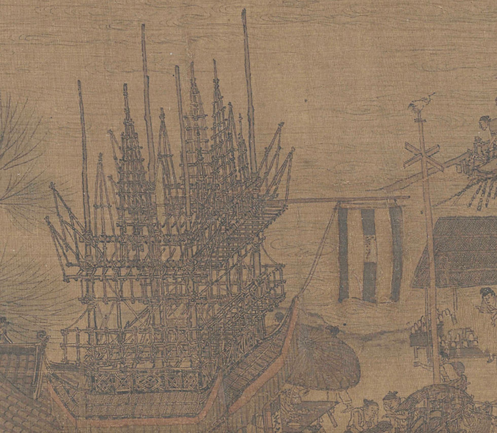 Thumbnail: Along the River During the Qingming Festival: Song Dynasty Art Digital Printable